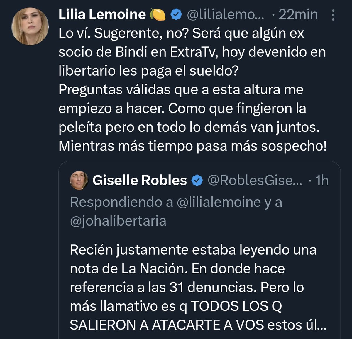 GordoLeyes's tweet photo. Lilia salió a decir que profe @AleCiroAlvarez trabaja para Pagano y Bindi, y que además financia a Carajo, que es una empresa privada y tiene a @GordoDan_ como socio. Todo esto porque la gente le opina en contra. La locura ya es total. El quiebre es definitivo e irremontable. https://t.co/reIyiL50LG