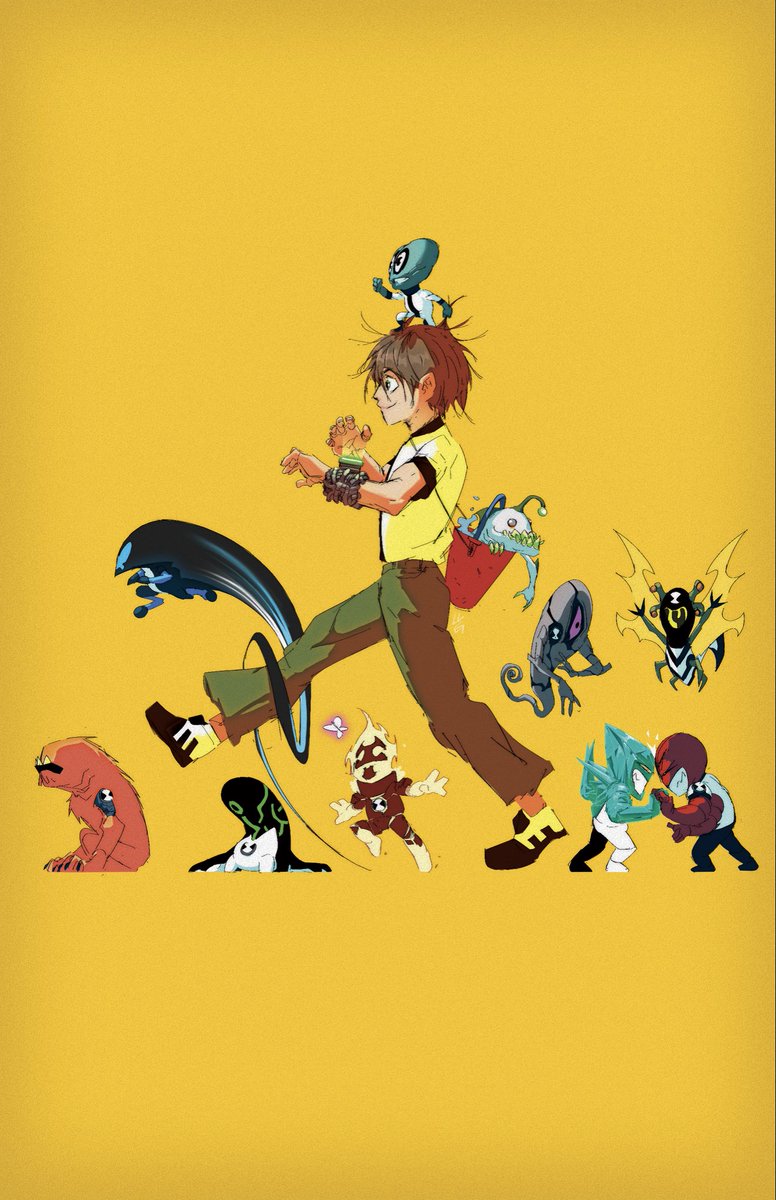 lougrim_art's tweet photo. Excited to show my BEN 10 [ISSUE #2] Limited Edition Cover!!! really wanted to invoke a feeling of childhood with this one, hope you all enjoy 🌻 https://t.co/8PD8Pungo5 https://t.co/4MrraOOxI0