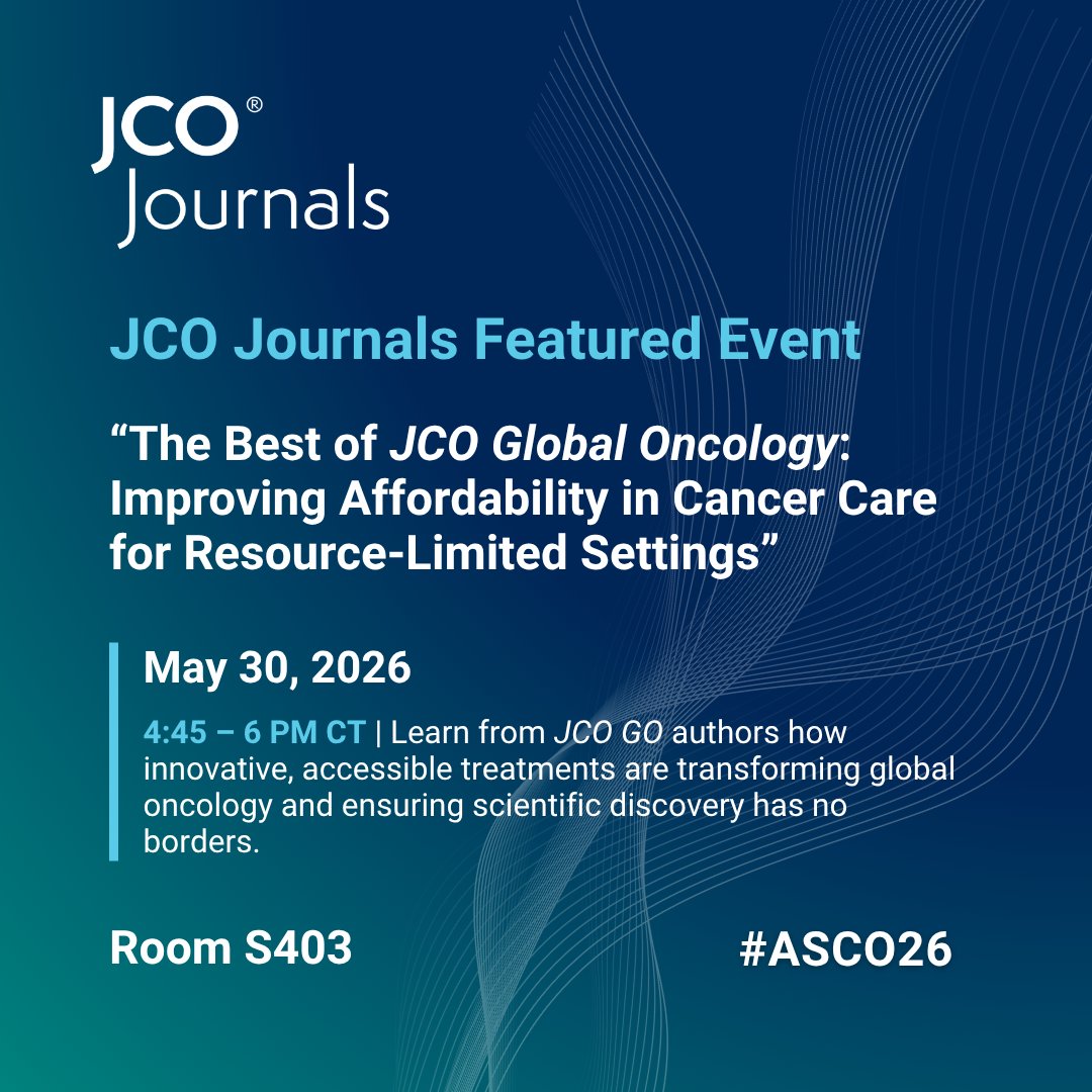 JCO Global Oncology tweet media