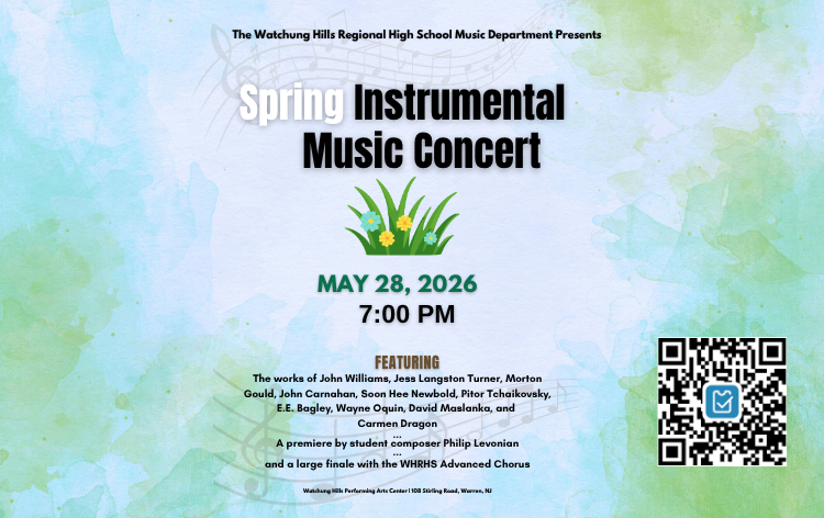 WH_StudentLife's tweet photo. Join us at 7 PM for our free Spring Instrumental Concert! There's still time to come down and enjoy the music 🎶 or head to our PAC YouTube page to stream it live. https://t.co/iIAbXHtYOm