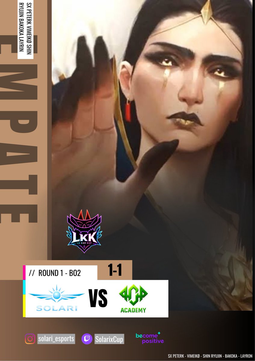 SolariCup's tweet photo. 🚨 EMPATE 🚨 

Debutamos en la @LaKar28524 con un puntito y lo usaremos de aprendizaje para mejorar nuestro nivel.

GG 404 Academy!! https://t.co/WRIKVeVOLe