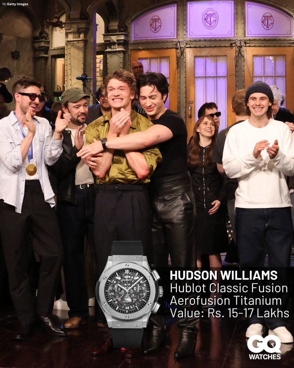 hudsonwupdates's tweet photo. GQ India on Hudson Williams' Watch Game:
"He isn’t just building an impressive résumé, he’s building a strong #watch collection too. The #actor was already making moves with standout projects and equally standout #timepieces⌚✨
And with Hudson set to begin filming season two of Heated Rivalry soon, the buzz around #HudsonWilliams is only getting bigger🔥"