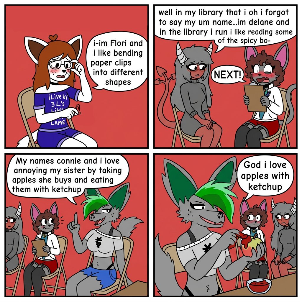 DunDiggity69's tweet photo. people say this and act like its impossible to do art the old fashioned way AND use AI and they say "lol AI artists have no brains" then fall for kindergarten tier ragebait other than that, 

using AI has helped me draw things i normally cant (comic panels with OG designs below) https://t.co/MvWUdBCMEh