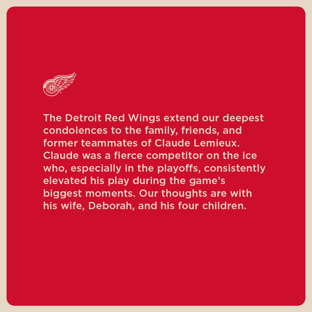 Detroit Red Wings tweet media