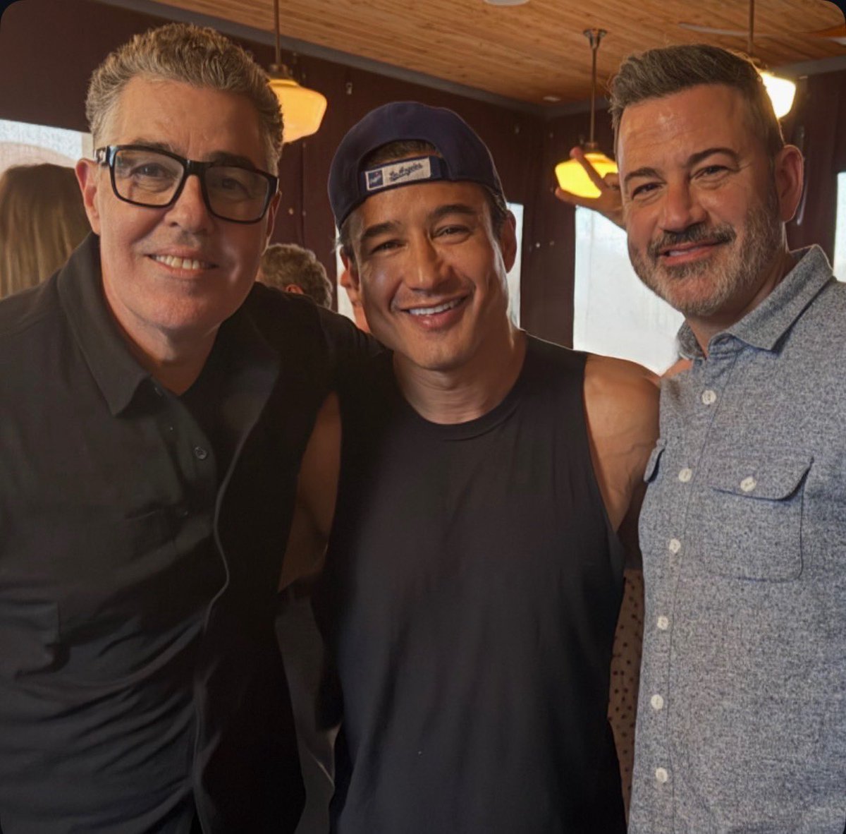 mariolopezviva's tweet photo. Different views. Same loyalty. That's real friendship. Happy Birthday to my guy Adam Carolla and congrats on the Hollywood Walk of Fame star! Respect… https://t.co/qqSUrvzq7Z