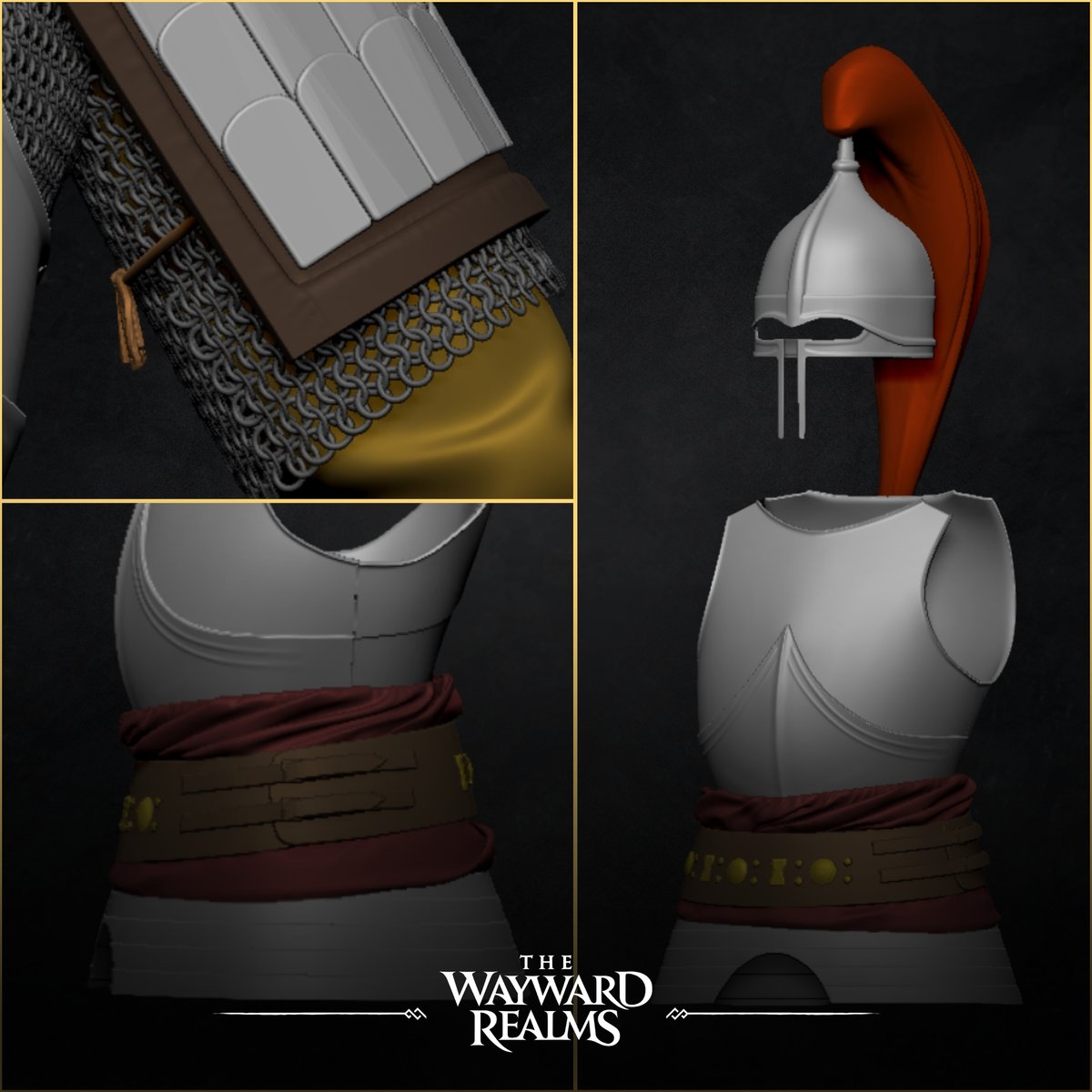 OnceLostGames's tweet photo. The Juungarian Plate set.

While it’s still a WIP, you’ll notice a few details beginning to come through particularly on the belt, helmet and shoulder pads.

We’ll show you the finished set soon!

#waywardrealms #TWR #OLG #gaming #rpgs https://t.co/ylMqKSOe8g