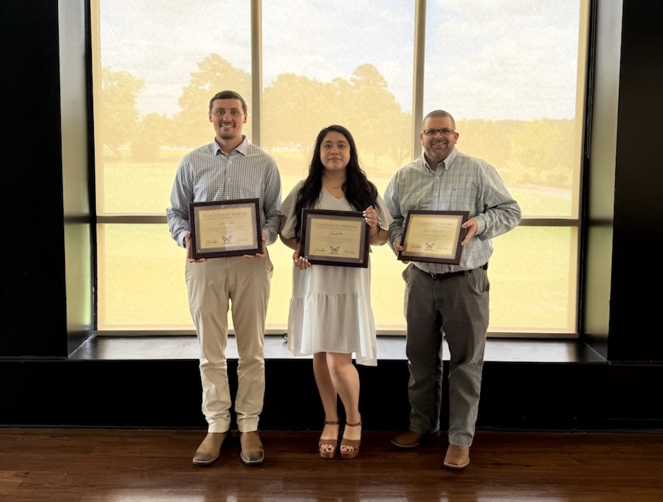 jacksonandsons's tweet photo. Join us in congratulating the recent graduates of Leadership Wayne! We are proud to recognize three of our staff who completed this year’s program: Landon Casey, Joy Padilla, and Brandon Magliochetti.

Leadership Wayne, led by the @NCWayneChamber is a program focused on developing and connecting community leaders who are committed to making a positive impact through service. The program helps participants strengthen their leadership skills, grow professionally, and become more involved in the community. #LeadershipWayne #WayneCountyNC #NearU #JacksonandSons