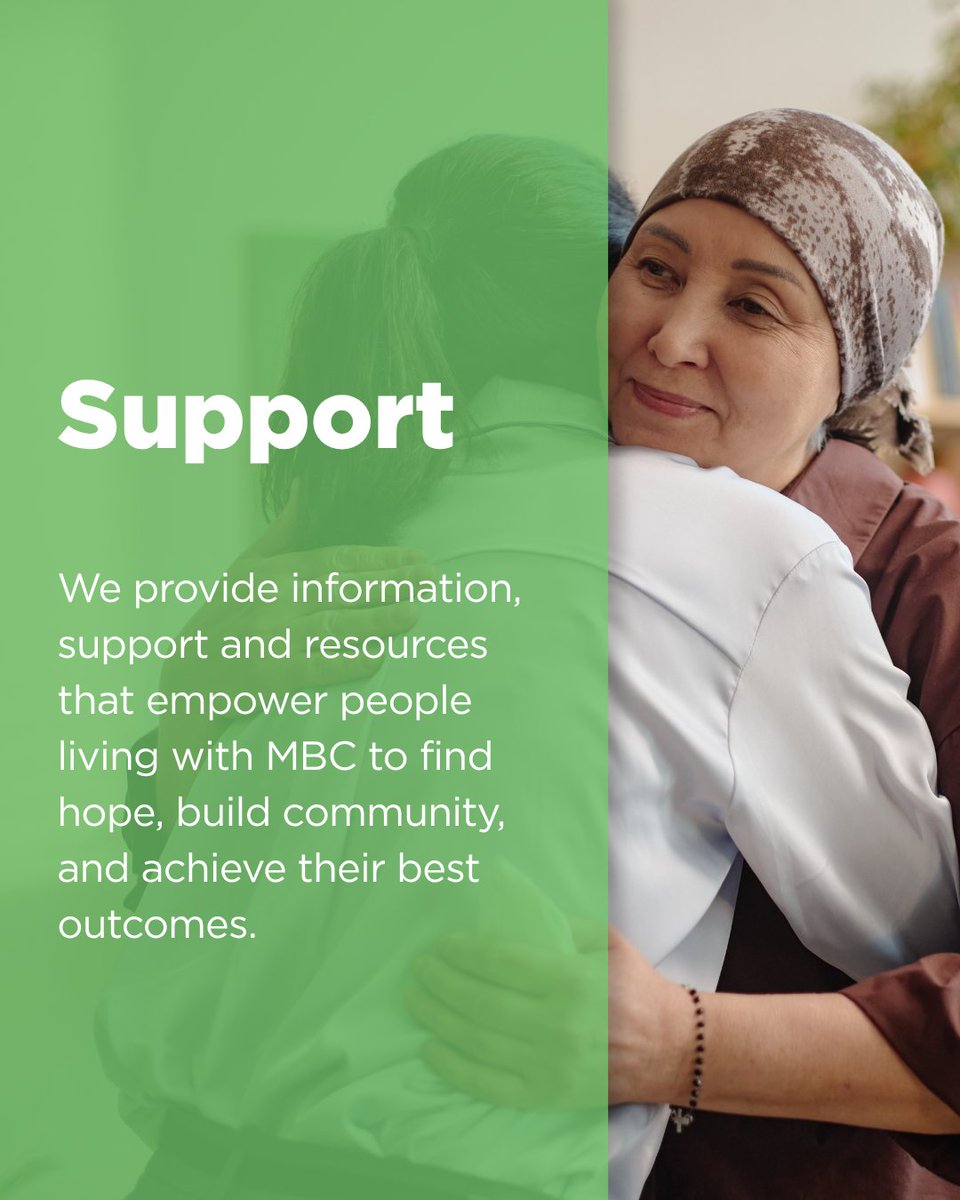 metavivor's tweet photo. Through our three pillars of Research, Advocacy and Support, we are funding breakthroughs, amplifying patient voices and building a stronger community for those living with MBC.
Learn more about each pillar: https://t.co/psQZxl9MlJ
#METAvivor #MetastaticBreastCancer #MBCresearch https://t.co/nT84PPg8Ip