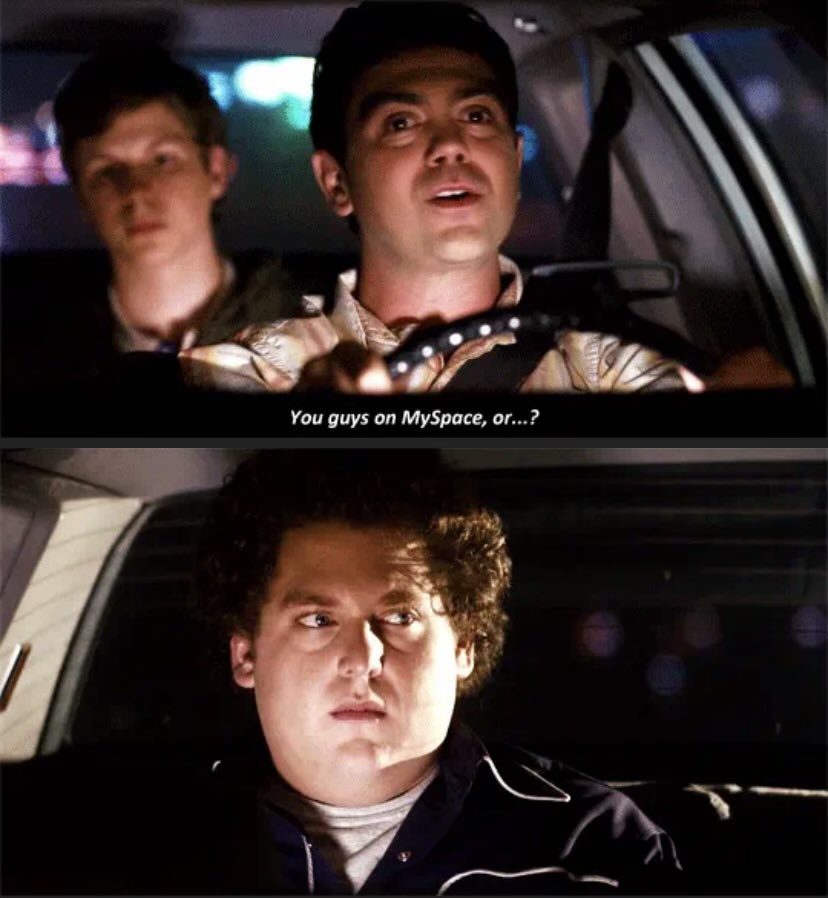 OldInternetFeel's tweet photo. Superbad (2007) https://t.co/7DXxJGRD9p