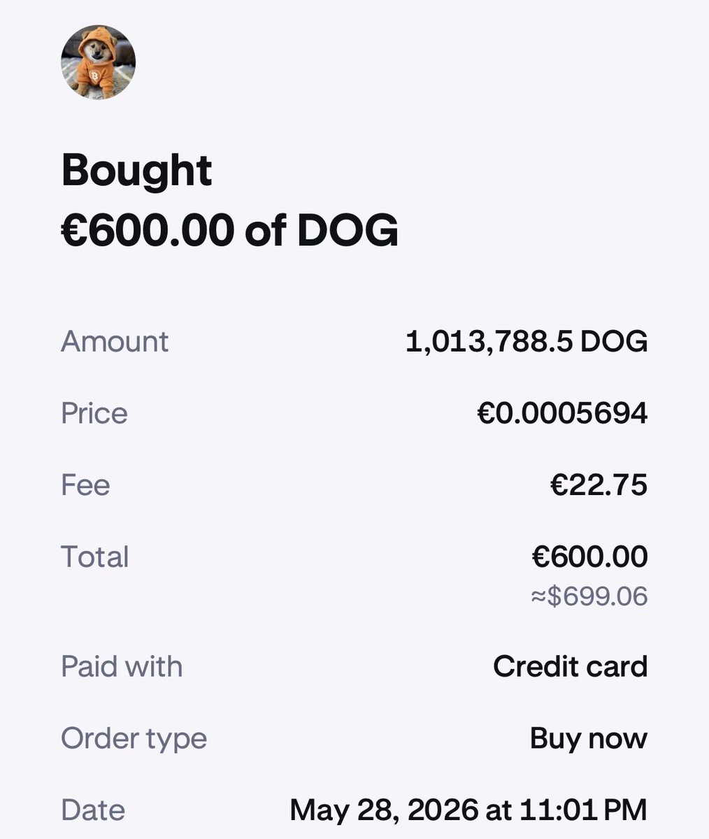 Moonwalk 🧡 $DOG tweet media