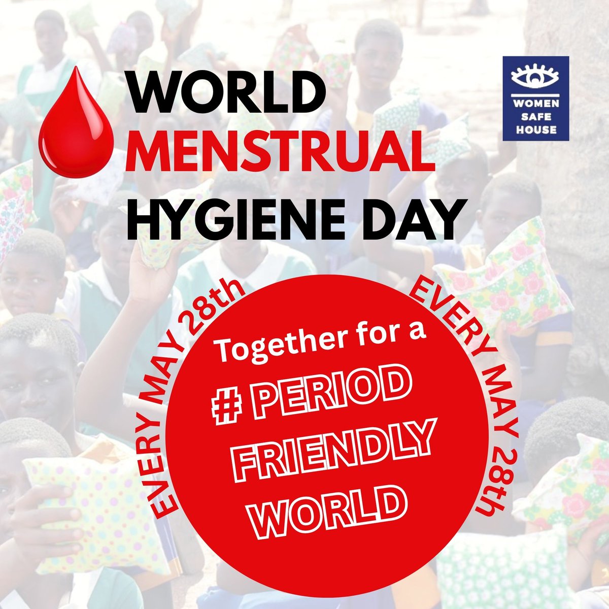 WomenSafeHouse1's tweet photo. Menstrual hygiene is not a privilege, it is a right.

Today, on Menstrual Hygiene Day, we raise our voices for every girl and woman who deserves access to safe menstrual products, proper education, clean facilities, and the freedom to manage their periods with dignity. https://t.co/6jAxByOXMj