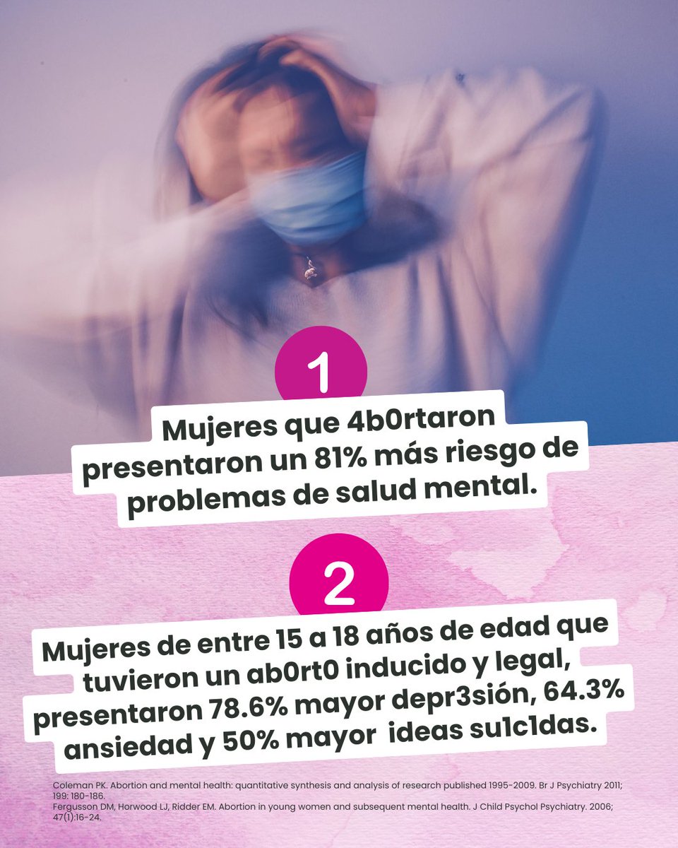 FNxFamilia's tweet photo. 1|2 🩺 En el Día Internacional de Acción por la Salud de las Mujeres, compartimos 10 datos que demuestran por qué el aborto no protege la salud de la mujer.

La salud de la mujer merece políticas públicas reales, apoyo integral y una cultura que cuide la vida. 💙

#28Mayo #Mujer https://t.co/LtHJ5eBHGu