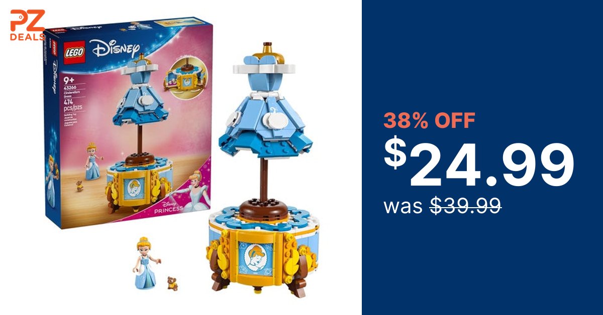LOWEST EVER! LEGO Disney Princess Cinderella's Dress Set for ONLY $24.99! Click here to get this deal: https://t.co/fSrEveg3k3 LOWEST EVER! LEGO Disney Princess Cinderella's Dress Set for ONLY $24.99! Click here to get this deal: https://t.co/fSrEveg3k3