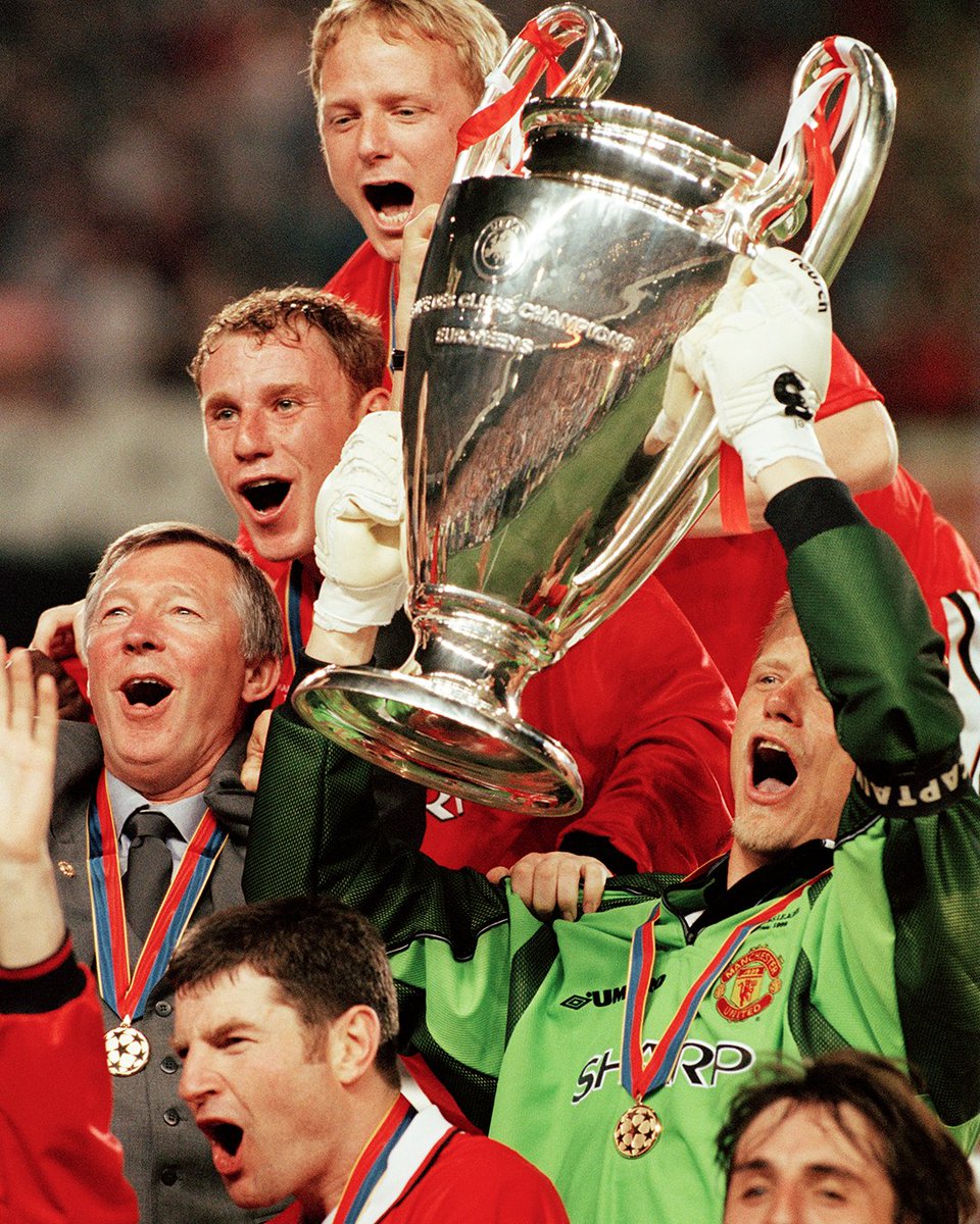 Biglammens's tweet photo. Only one manager has won the UCL unbeaten twice the greatest of all time SAF https://t.co/D49Jwbs4h5