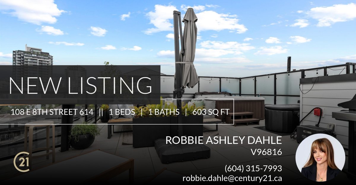 RobbieDahle's tweet photo. 📍 New Listing 📍 Take a look at this fantastic new property that just hit the market located at 108 E 8th Street 614 in North Vancouver. Reach out here or at (604) 315-7993 for more information!

Listed by Mike Walton

Robbie the ... https://t.co/gWRZUEvsLg https://t.co/4ppm2yRks5