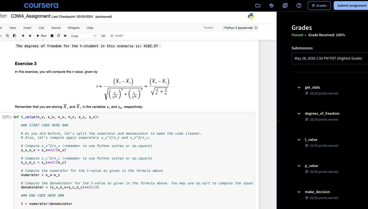 init_vinay's tweet photo. #100DaysOfCode/#100DaysOfML day 82
ML - completed a programming assignment on A/B testing(things that took me weeks to study are just a one line code😭)

DSA-
solved -> count total nodes, max depth, and diameter of a binary tree

Gym- Legs &amp; shoulders

#LearnInPublic #DSA #pandas https://t.co/NaI3cVHDUn