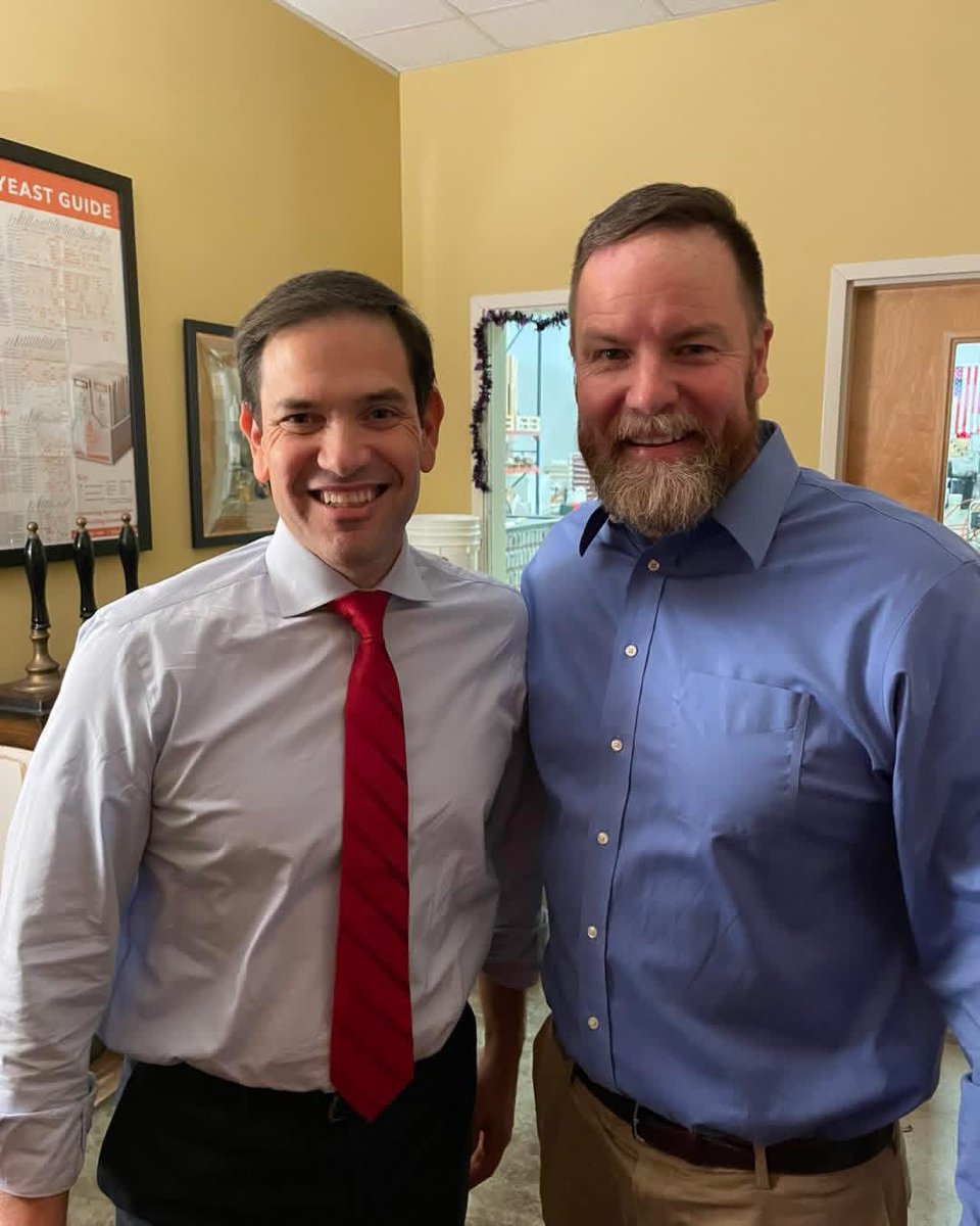 AaronPBean's tweet photo. Happy Birthday to my dear friend, Secretary @marcorubio!! https://t.co/uRkX03zZng