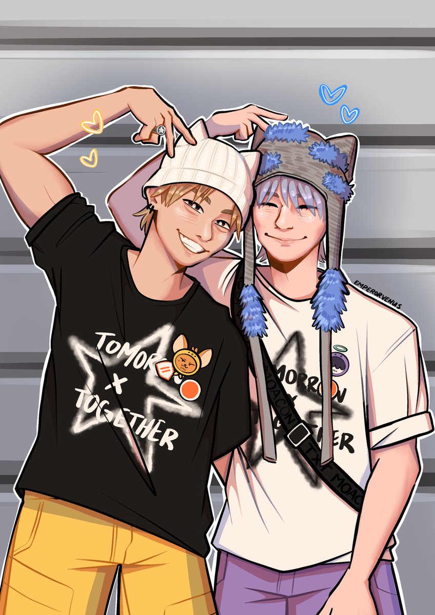 emperorvenuss's tweet photo. kitties 
#TXTfanart #yeonkai https://t.co/dQPUFPr78u