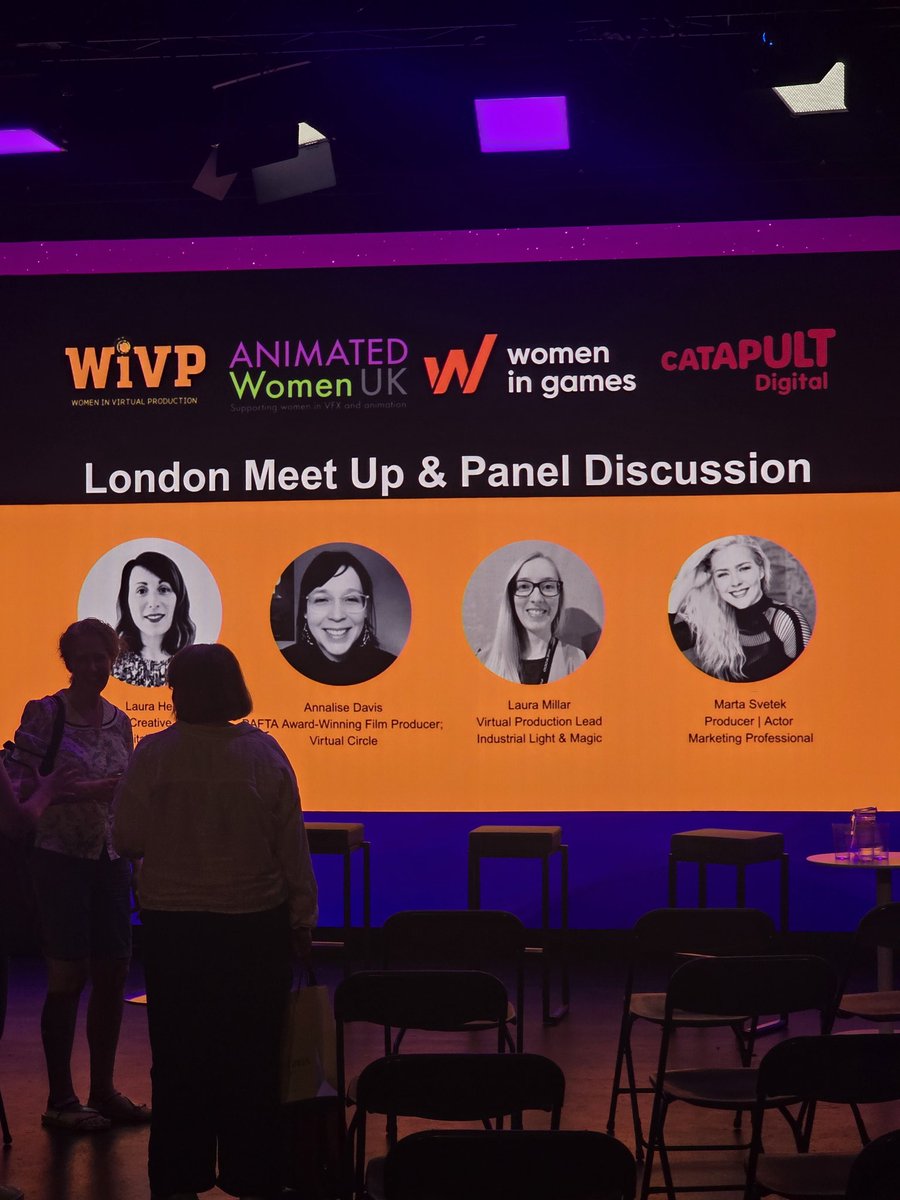 Martholio's tweet photo. Great times on tonight's panel! Thank you to #WIG #WIVP #AnimatedWomen @DigiCatapult for having me! https://t.co/8d9TQSixkn
