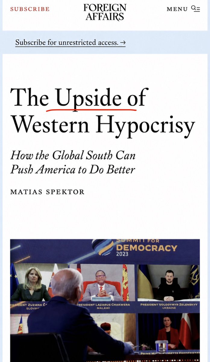 D162Michele's tweet photo. Wait what? There’s an ‘upside’ to western hypocrisy??
Mind officially blown!! 🤯🤯 https://t.co/76WnUftQLG