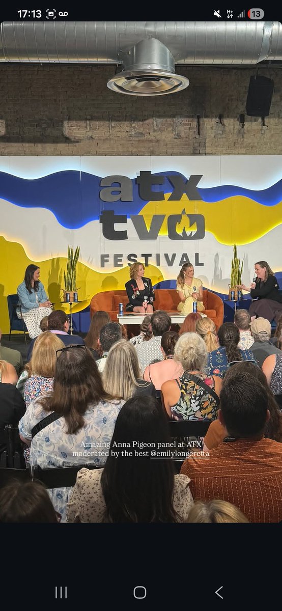 AllSpiridakos's tweet photo. Tracy Spiridakos during the 'Anna Pigeon' panel at the ATX TV Festival 

📷: @/MeetUsatMollys, Hunter Wesley https://t.co/Oqn8ABbBuX