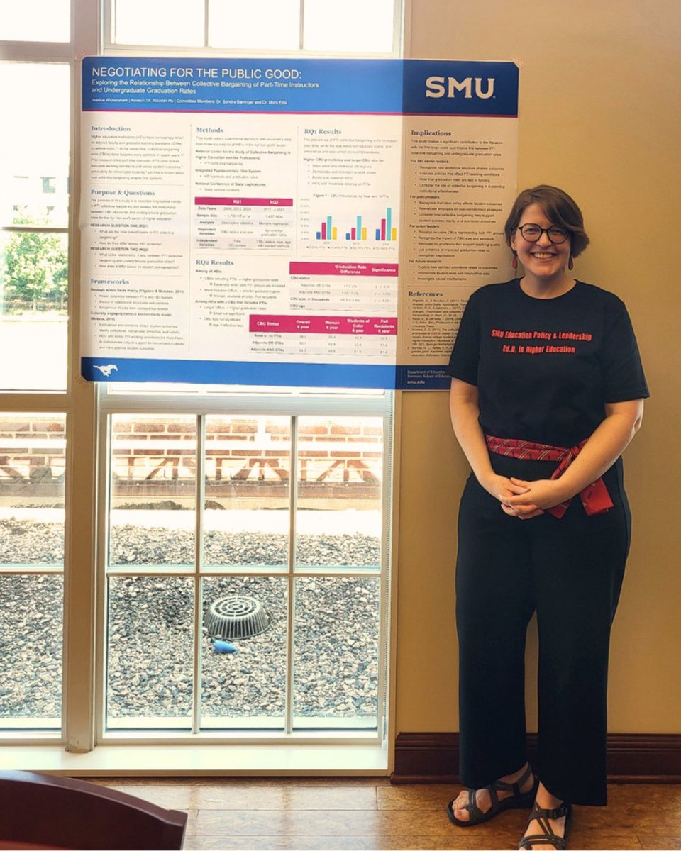 SMU_EPL's tweet photo. What an incredible showing from our Higher Education Ed.D. students at this year’s end‑of‑year poster session. Their research, mentorship, and generosity toward peers across cohorts make this community shine. Congratulations to all!
#EdDucation #HigherEd https://t.co/emr9jzlqur