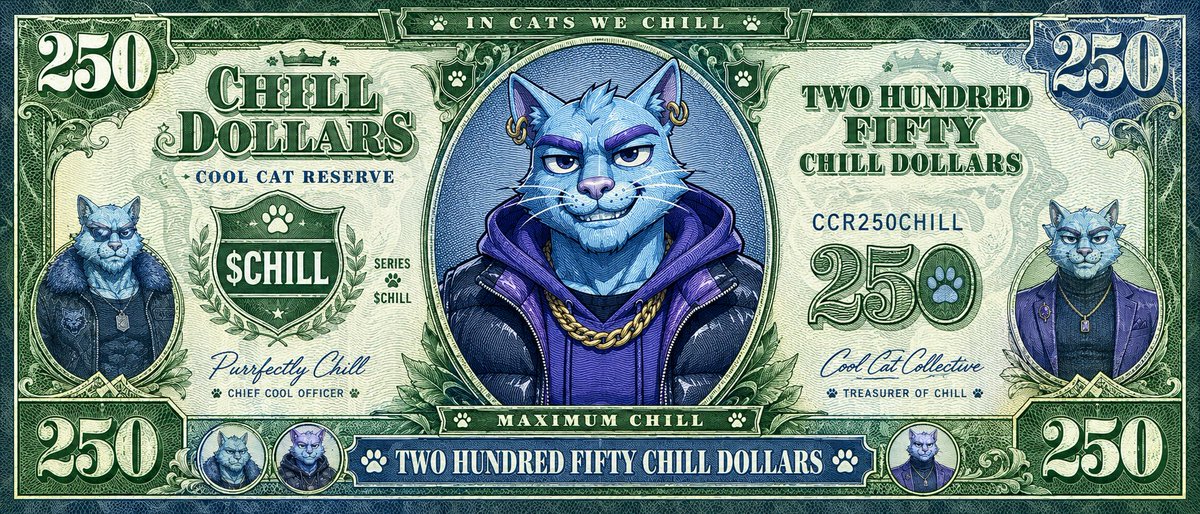 ChilledCatCoin's tweet photo. The hardest, coolest, chilliest currency on earth.

$TON 
$CHILL https://t.co/7LmA9F3y9g