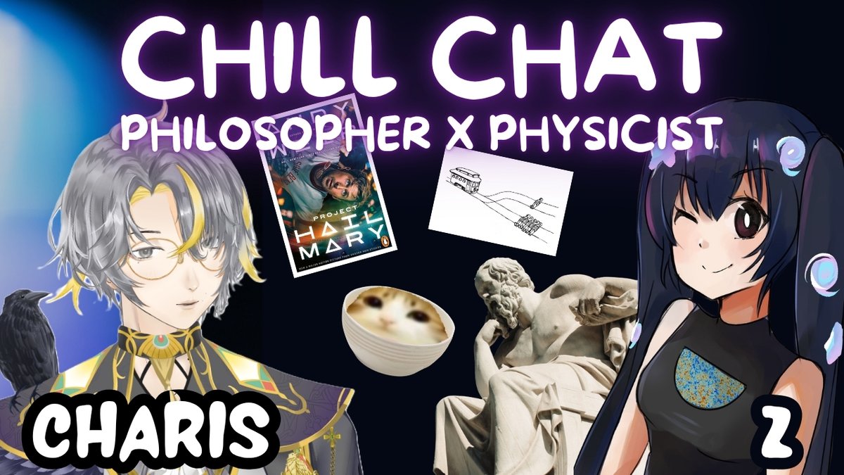 SyzygyAltair's tweet photo. Join me &amp; @CharisEuphranor to dig into Project Hail Mary, trolley problems, and more for this cozy chatting stream! ☕️. ݁₊ ⊹ . ݁˖ . ݁  

I’ll also be sharing some updates –- it's been a while!
💖 Saturday, May 30th @ 9 AM PST 
💖 Youtube &amp; Twitch https://t.co/2Gl65Op4zr