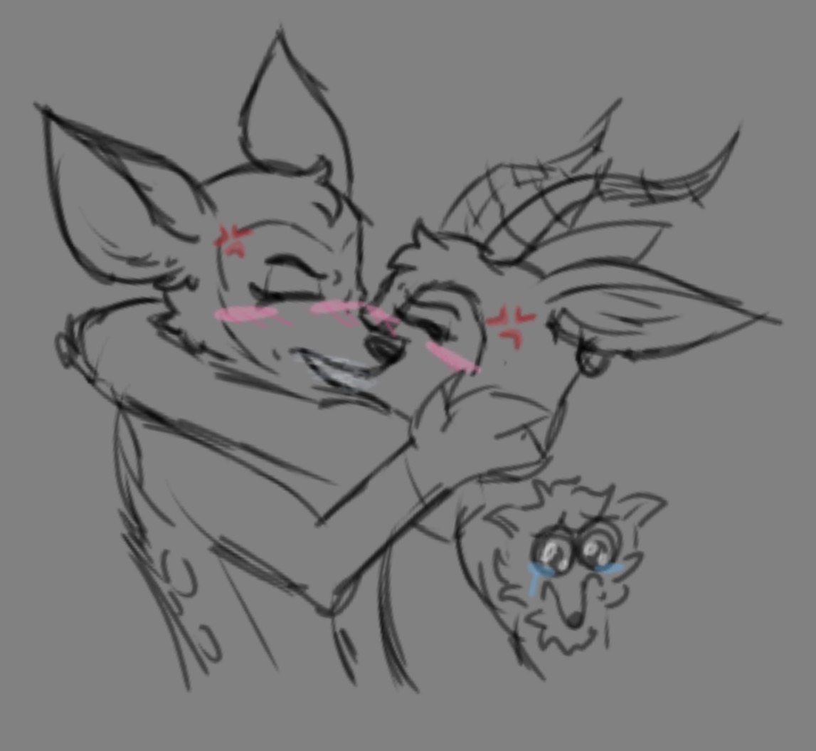 GatoTheWolf's tweet photo. hi this is my mating season fanart fuck you 
#matingseason (tf is this tag bro 😭) https://t.co/X2Z64OPkaD