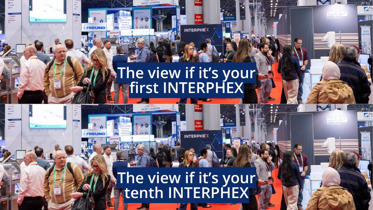 INTERPHEX's tweet photo. Whether it’s your first INTERPHEX or your tenth… there’s nothing like seeing the industry come together in NYC. 🏙️ https://t.co/rBbNidrRlf
