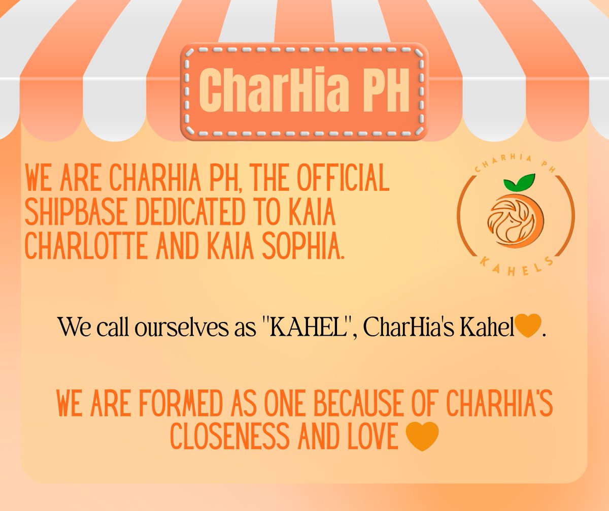 CharHiaPH's tweet photo. We would like to reintroduce ourselves—we are CharHia PH, the official shipbase dedicated to KAIA Charlotte and KAIA Sophia, celebrating their bond and supporting them wholeheartedly. Here are our official details:

#LOTTEFoundHerSOPHOne #CharHia
@KAIAOfficialPH #KAIA https://t.co/qpAsVPas6j