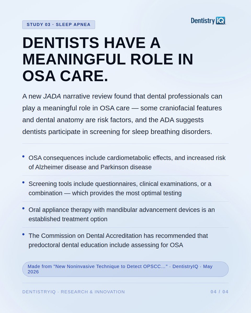DentistryIQ tweet picture