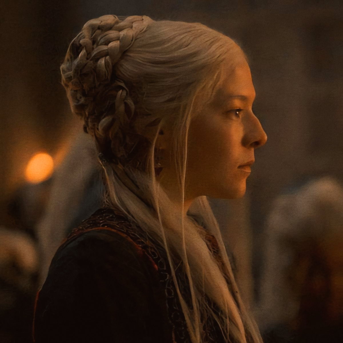 nicholaswwhy's tweet photo. rhaenyra wearing this hairstyle only once is a literal crime https://t.co/WyCaAm2ojn