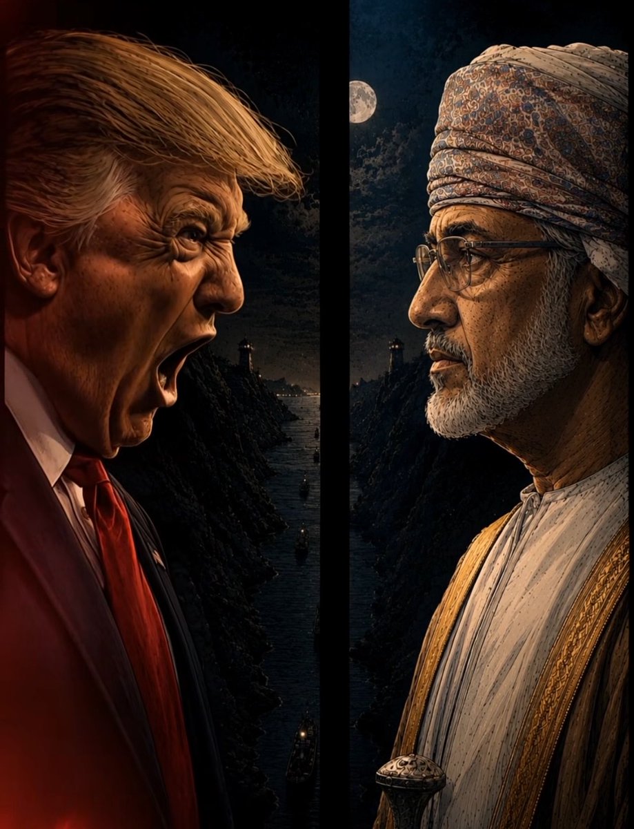 hcode11's tweet photo. تدرون ليش ترامب هدد سلطنة عمان؟

التهديد ما كان صدفة
ترامب يقول مضيق هرمز مياه دولية
وهذا الكلام غير صحيح

المياه اللي عرضها ٢١ ميل 
مقسومة بالنص بين عمان وايران 
وهذا تم باتفاقية ١٩٧٤ 
والحق الدولي "بالمرور فقط" مو امتلاك المضيق!!

يعني فرض اي رسوم ما يمر إلا بتوقيع عمان وموافقتها 

وايران قاعدة تقول بفرض رسوم "باليان الصيني"
واذا وقعت عمان بقبول فرض ضريبة بتكون الرسوم 
مقسومة بين ايران وعمان " باليان الصيني"

وتوقيع عمان معناته خسارة مليارات الدولارات 
لأهم ممر نفطي بالعالم وهذا يهدد عملة الدولار

ولذلك ترامب هدد عمان 
لأن السلطنة هي من يملك القلم !

سلطنة عمان هي الحارس الصامت إلى الآن 
على مضيق هرمز وحقوقنا الخليجية للمضيق

وهذا يعتبر تهديد مرعب لمصالح ترامب 🫢🤷🏻‍♀️
