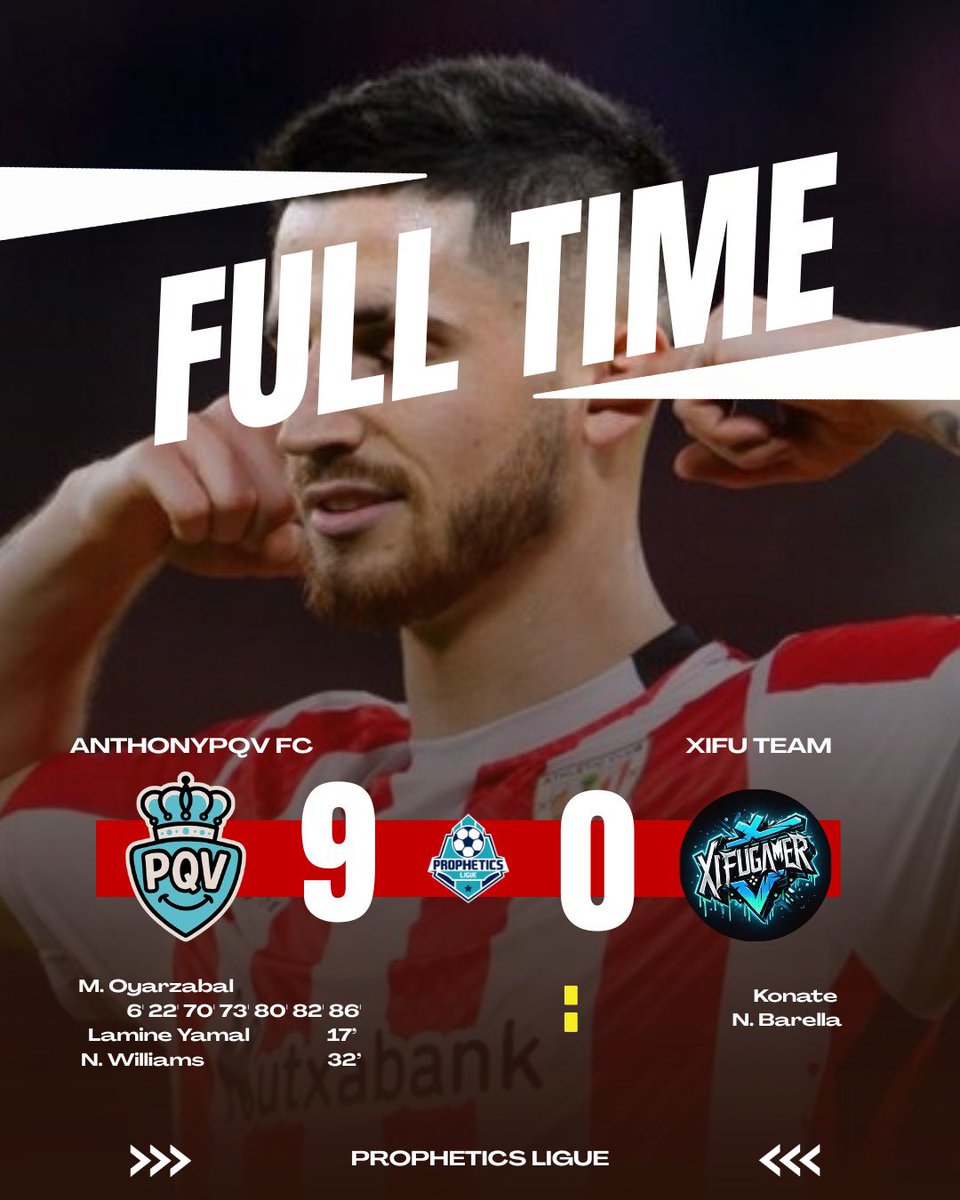 PropheticsLigue's tweet photo. Full time 
@AnthonypqvFC vs @Xifu_Gamer https://t.co/EpRt4kOoGp