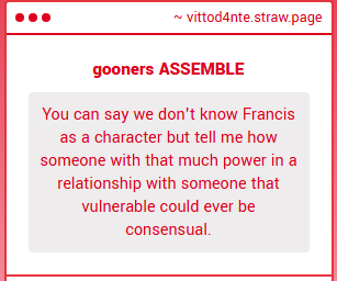 vittod4nte's tweet photo. you could say this about any 811 ship btw,, also i never stated that i drew them in that dynamic idk what to tell you dude, everything i draw is just white room hypotetical scenarios that arent supposed to follow canon dynamics, i dont think youd ever see vittorino fuck dante tbh https://t.co/VhT0ZZAYCn