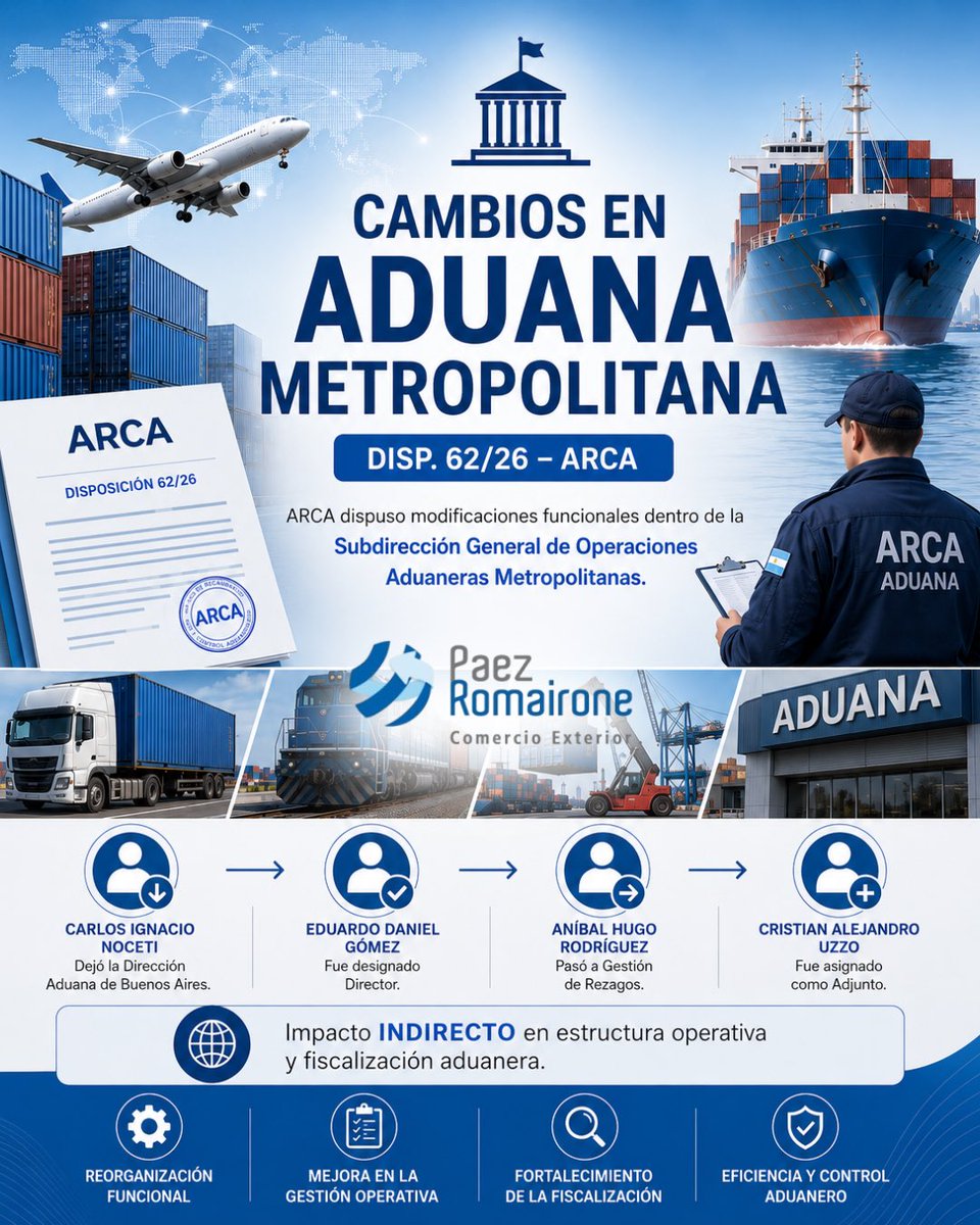Paezromairone's tweet photo. Analizamos tres normas con impacto en inversiones, estructura aduanera y fiscalidad internacional:
• RIGI para PSJ Cobre Mendocino
• Actualización de jurisdicciones no cooperantes
• Cambios operativos en Aduana Metropolitana

Información técnica, práctica y enfocada al COMEX. https://t.co/uZPPo8ckP6
