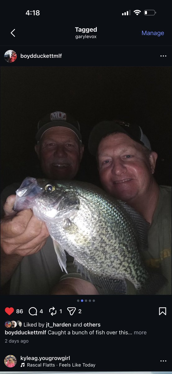 GaryLevox's tweet photo. Ain’t ever seen a fish I didn’t like! Good weekend last weekend with @BoydDuckettMLF 😎 https://t.co/X4Z3tPlB8d