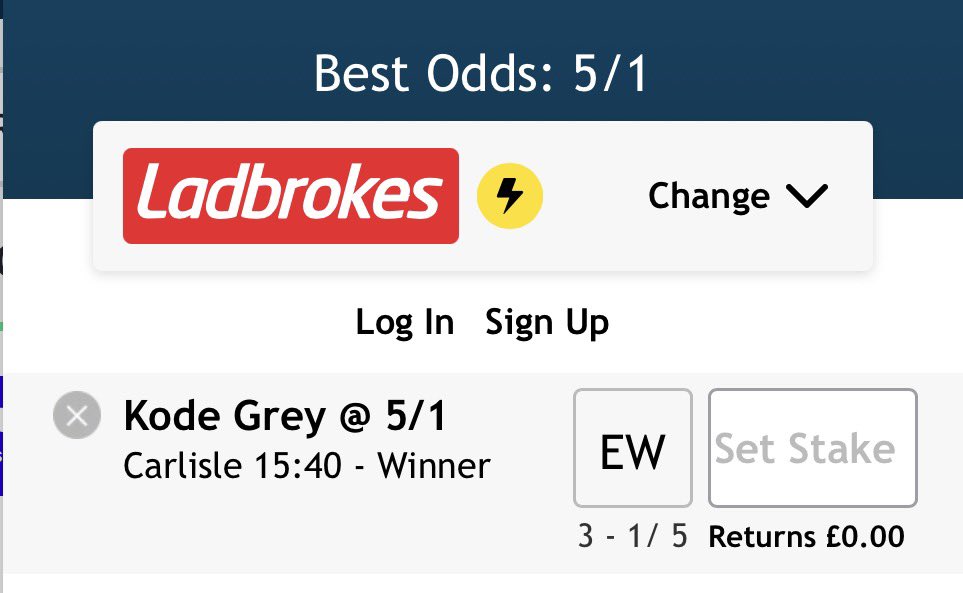 RAUKtips's tweet photo. Fridays Pointed Bets (Thread)

14:20 Brighton- Argy Bhaji 7/4 2pt Win
21:00 Wolverhampton- High Storm 5/1 1.5pt Win
15:40 Carlisle- Kode Grey 5/1 1.5pt Win
14:40 Carlisle- Tamam Star 7/4 1.5pt Win

To be Continued👇 https://t.co/ofNpC0B2xS
