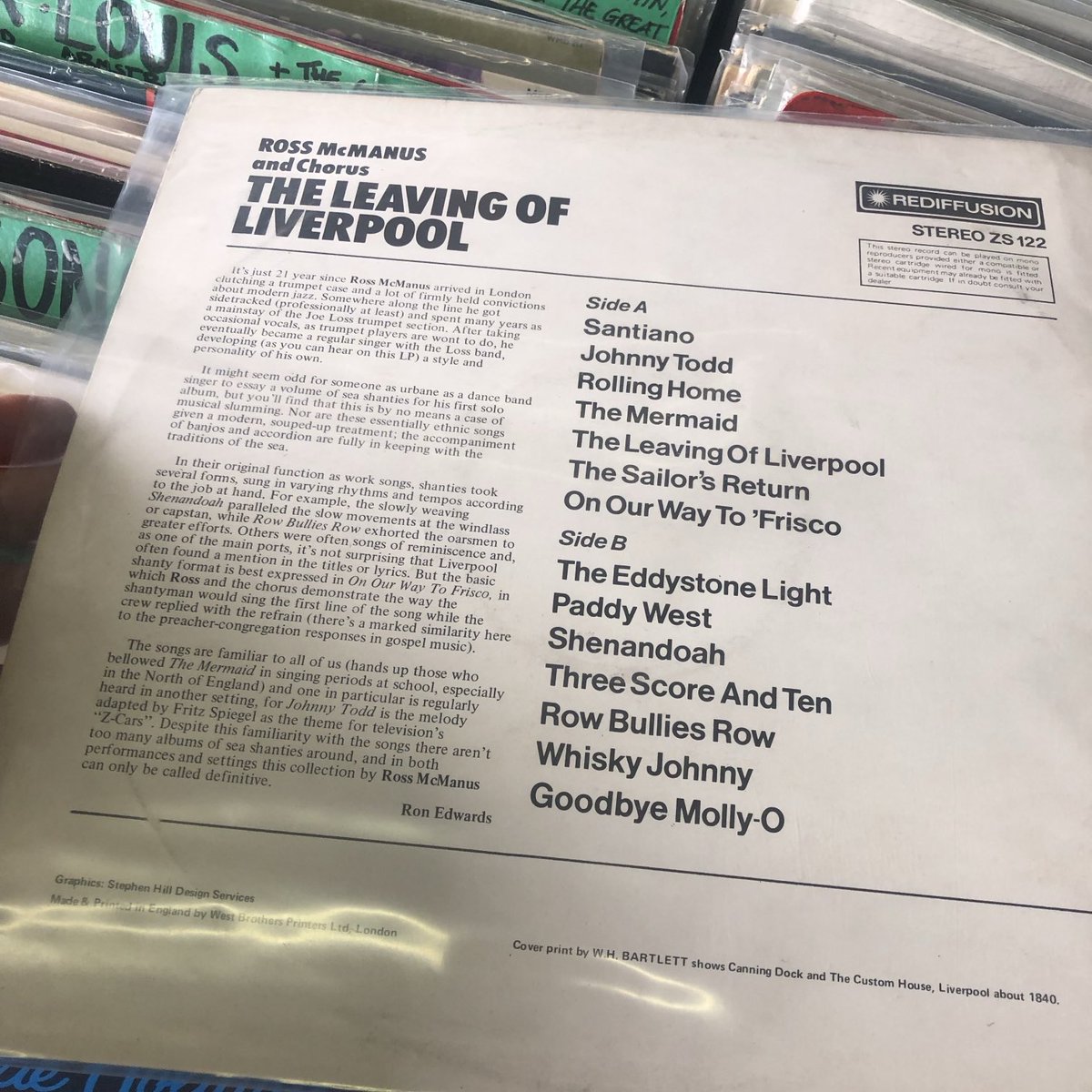 100Covers's tweet photo. How about an album by Ross McManus- Elvis Costello’s dad? https://t.co/VanE4lM4Gt
