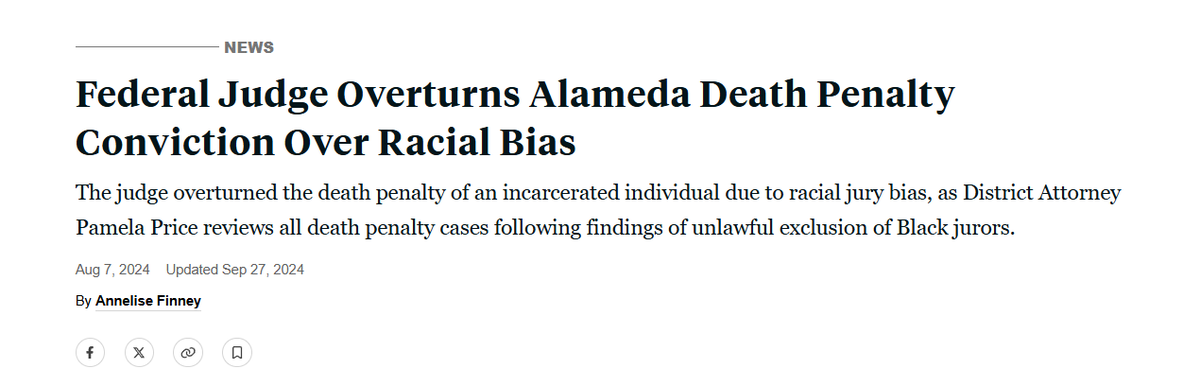 hyphy_republic's tweet photo. Curtis Lee Ervin, who received a resentencing in light of racist jury selection under previous DAs is suing ALCO DA. Jones Dickson swept all of this under the rug, but it's coming back right before election https://t.co/yByTFRcoZt