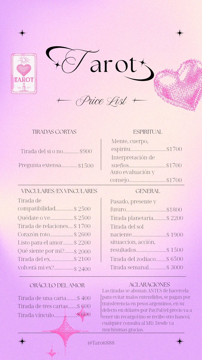 Tarott888's tweet photo. buenaass ando necesitando plata así que estoy atendiendo y voy a estar en la noche!💕🔮 https://t.co/3XPnoRQDFC