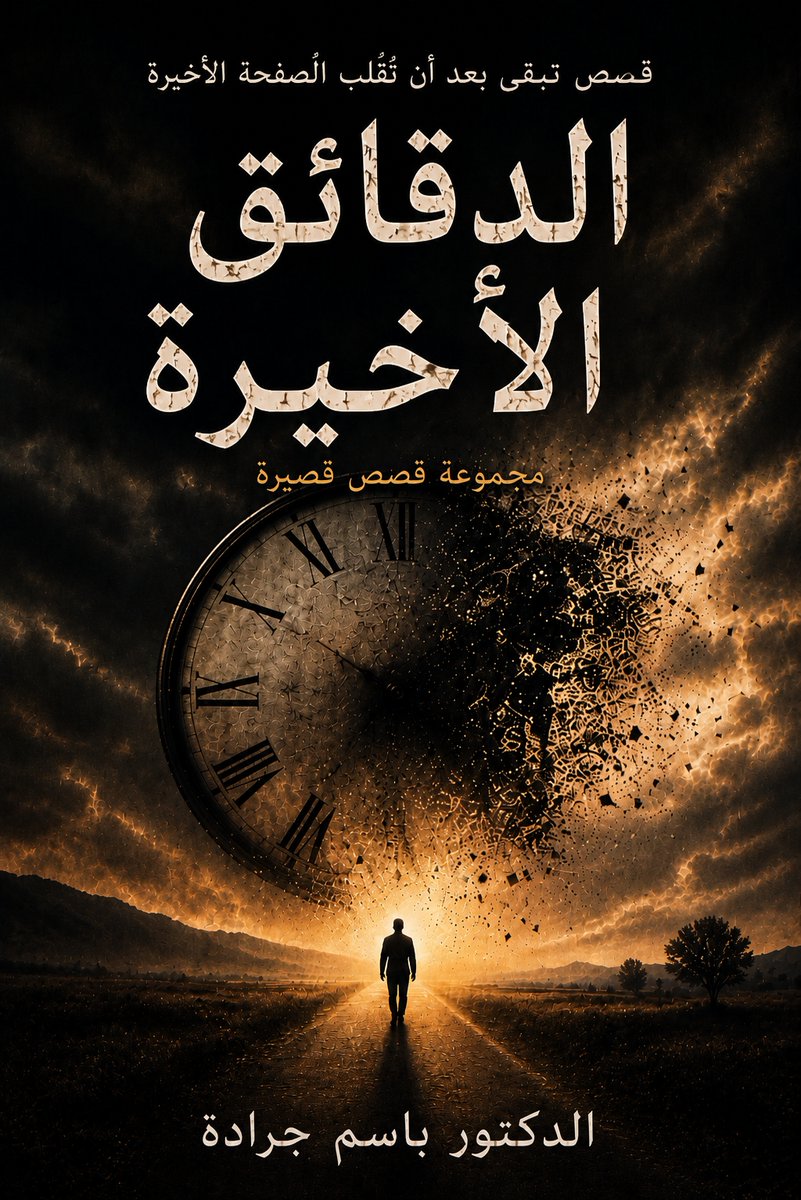 BasemGarad18735's tweet photo. الدقائق الأخيرة
مجموعة قصص قصيرة مؤثرة تستكشف اللحظات الهشة التي تفصل الإنسان عن النهاية.
https://t.co/MEiIlub4b0 https://t.co/lG1XwzJlxc