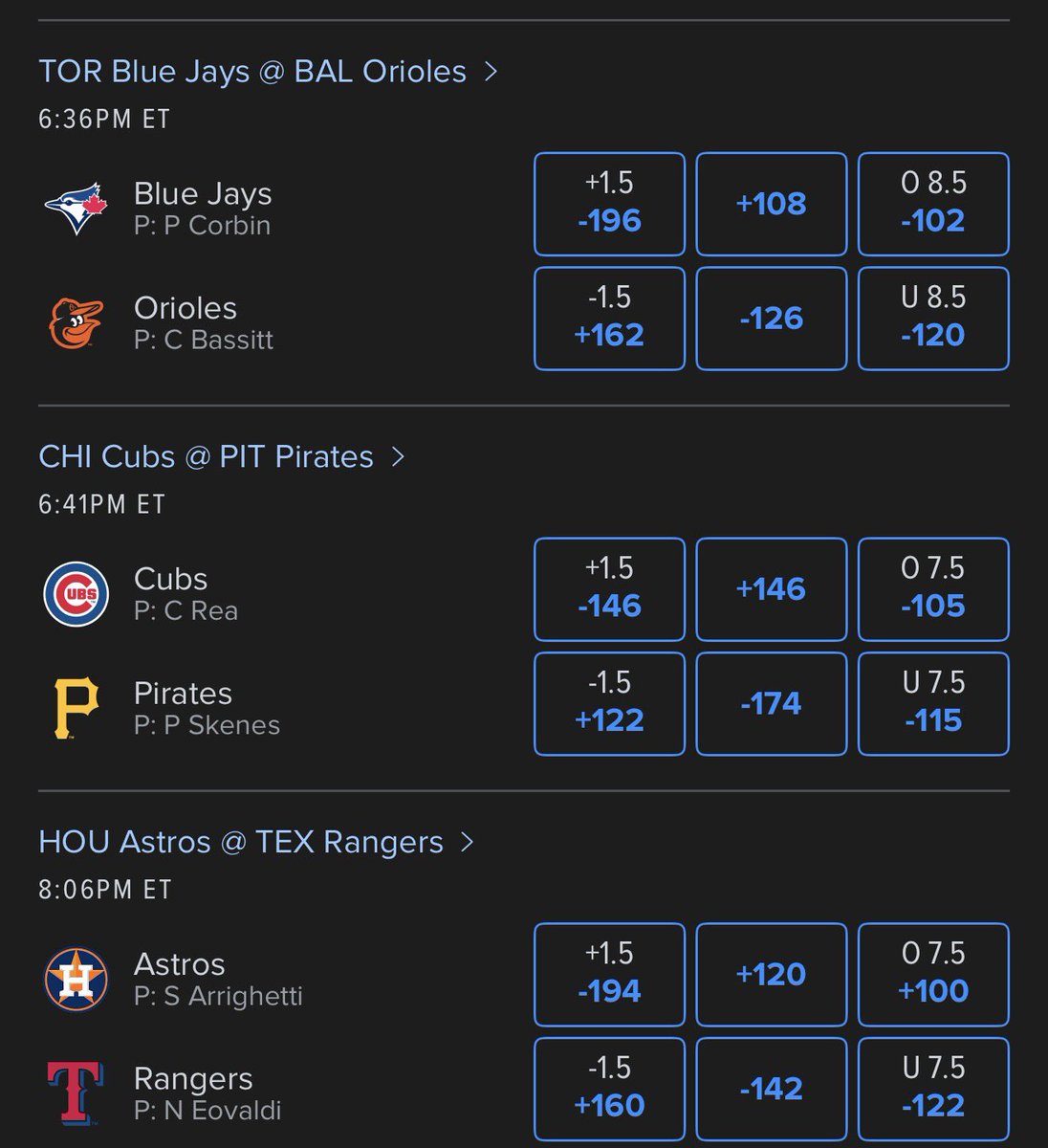 NextLevelBets_'s tweet photo. BLE$$ING SOMEONE WHO LIKES❤️

BEST ML MLB WINNER JUST DROPPED 🏆

LETS GO B2B. 🚨GET IT AND ALL MY  PLAYS HERE FOR $10↙️

https://t.co/O8BU5k3hEI

IF IT LOSES, TOMORROW’S PICK IS 100% FREE. 🆓  DO NOT MISS THIS ONE‼️ https://t.co/GWu06eeekt
