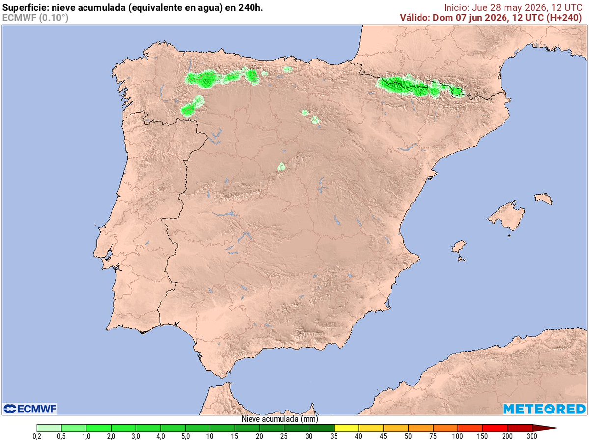 JavimaM72404's tweet photo. En Junio volverán las nevadas a España, tres meses después de que acabase el invierno, pero el fanatismo climático del gobierno te seguirá vendiendo que lo raro es que ahora haga calor ,y no que nieve en Junio. https://t.co/uy81t2tNQl