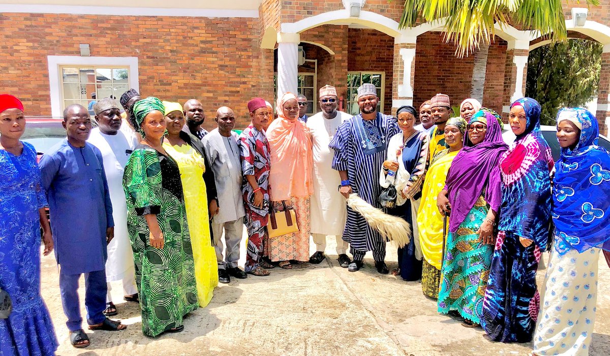 ProfAAKana's tweet photo. #PhotoNews 
I hosted High Chief Shehu Umoru Dikko, APC Chairman of Masaka, at my residence in GRA Keffi for a Sallah courtesy visit. #EidMübarek https://t.co/u6r4rOOVrG