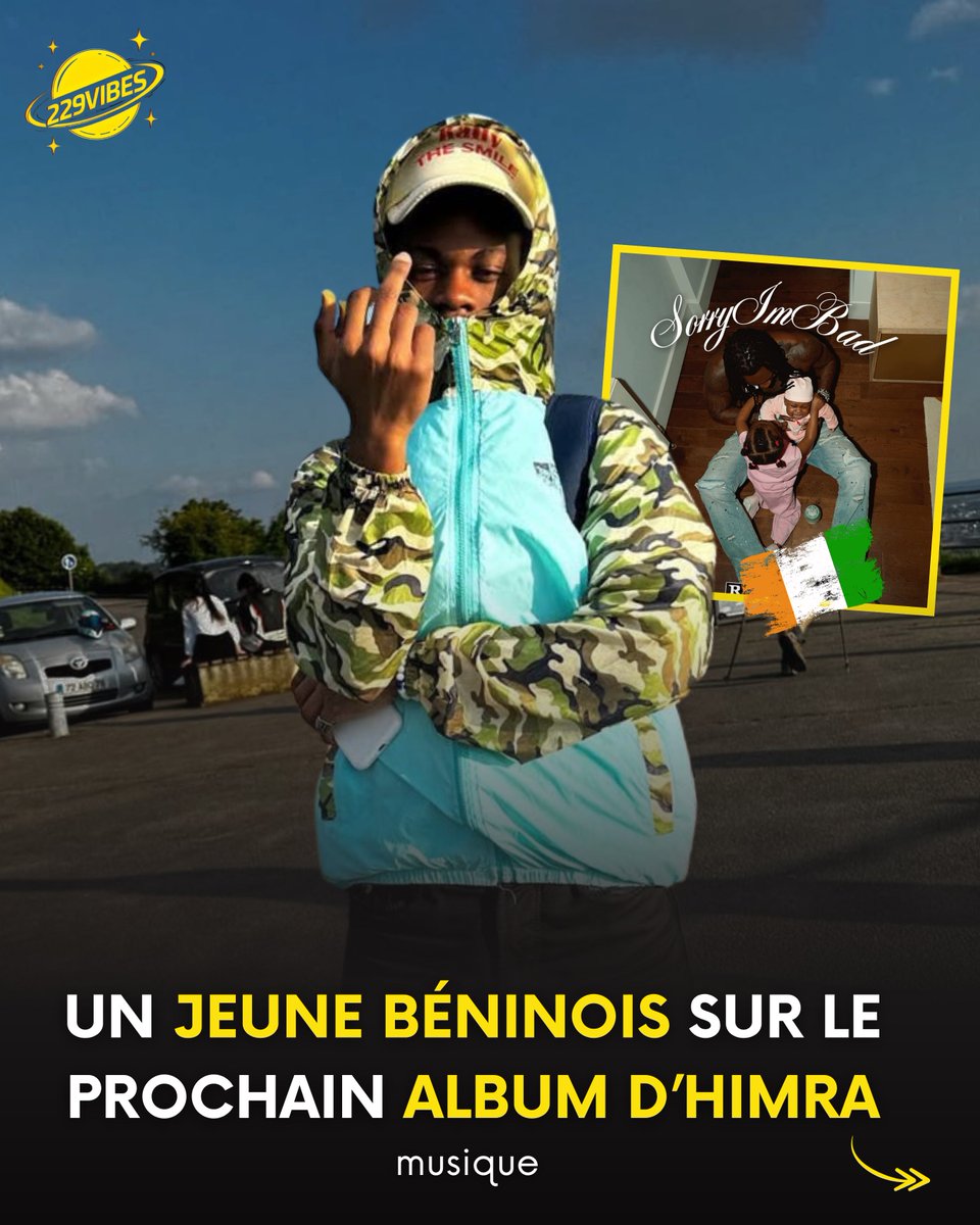 229Vibes's tweet photo. 🚨𝗚𝗕𝗘̀𝗟𝗜𝗗𝗝𝗜 🇧🇯 𝗔̀ 𝗟𝗔 𝗣𝗥𝗢𝗗 𝗦𝗨𝗥 𝗟𝗘 𝗡𝗢𝗨𝗩𝗘𝗟 𝗔𝗟𝗕𝗨𝗠 𝗗’𝗛𝗜𝗠𝗥𝗔 🇨🇮

Gbèlidji continue de faire parler son talent bien au-delà du Bénin.

L’homme aux multiples casquettes est impliqué sur le prochain album de Himra : « SORRY I’M BAD ⚔️🛡️ »

— La production utilisée pour annoncer à la fois la sortie de l’album et la signature de Himra chez Epic Records est signée GBÈLIDJI

— Et ce n’est pas tout : il sera également à la production de la track 10, intitulée « NAIGAIDJAN »

📀 L’album comptera 17 titres
📅 Sortie prévue à minuit 🕛 

#229Vibes 🪐🇧🇯