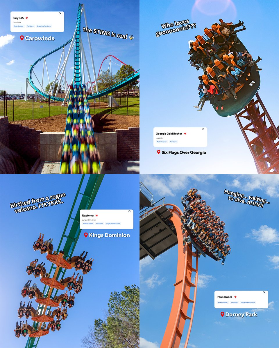 SFGrAdventure's tweet photo. Our Gold Membership sale ends 6️⃣/7️⃣! 🫲 🫴 

Get park access, cool benefits &amp; other fun places with your membership:

@Carowinds
@sfovergeorgia
@KingsDominionVA
@DorneyParkPR

*After initial payment. Plus taxes &amp; fees. Online only.

Your FUN starts here 👉 https://t.co/qBn2Nk4BFU https://t.co/R6UcH2xwyZ