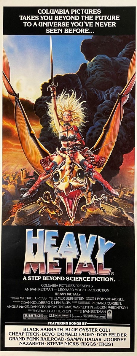 EugWSerra's tweet photo. On 8/7/1981, Heavy Metal premiered #HeavyMetal #RodgerBumpass #JackieBurroughs #JohnCandy #JoeFlaherty #DonFrancks #MartinLavut #MarilynLightstone #EugeneLevy #AlicePlayten #HaroldRamis #PercyRodriguez #SusanRoman #RichardRomanus #AugustSchellenberg #JohnVernon #IvanReitman https://t.co/YvymCbOMfT