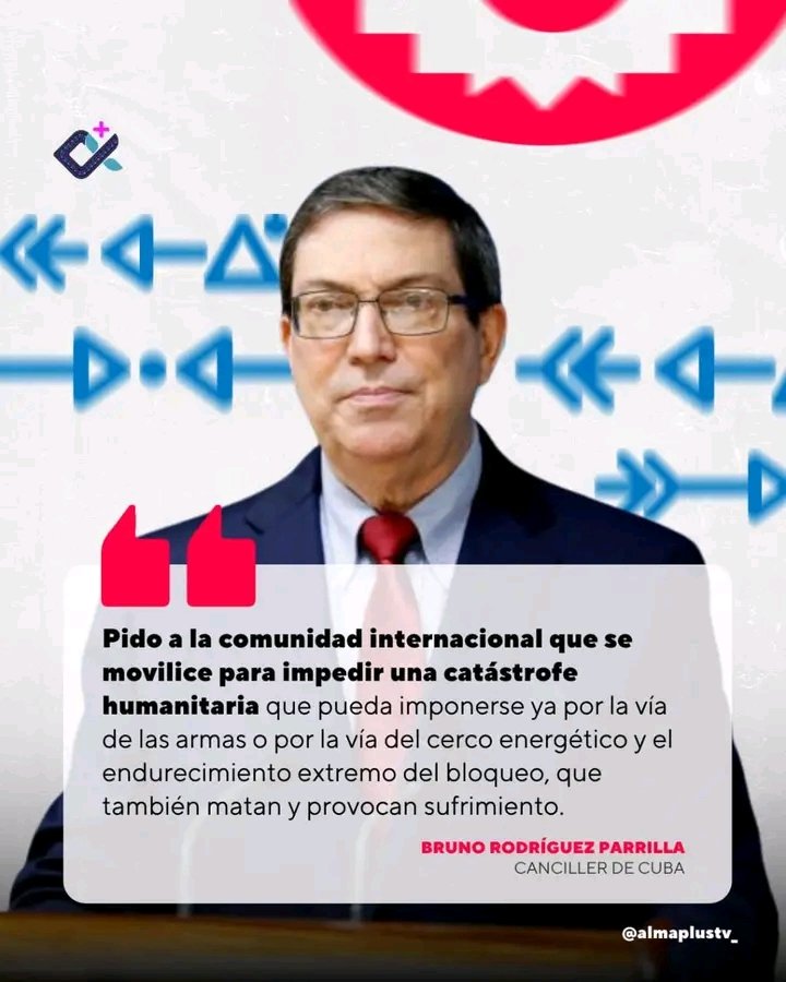 minalcuba's tweet photo. Continuaremos denunciando al gobierno norteamericano que pretende doblegarnos a cualquier costo. El cerco energético impide concretar producción de alimentos y medicamentos fundamentales para vivir.
#Cuba
@AlbertoLopezcu https://t.co/lIV1T9a8ls